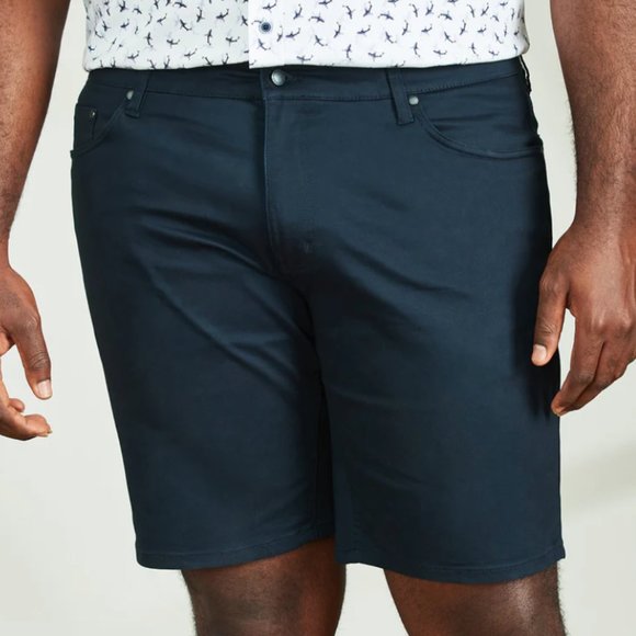 Five-Pocket Twill Shorts - Mr. Big and Tall - Picture 1 of 2
